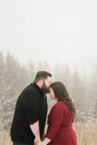 KB engaged 102 200x300 - Kelsey + Brian - Snowy Mountain Engagement