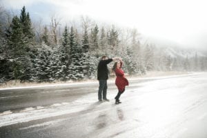 KB engaged 138 300x200 - Kelsey + Brian - Snowy Mountain Engagement