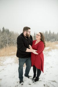 KB engaged 16 200x300 - Kelsey + Brian - Snowy Mountain Engagement