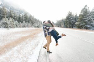 KB engaged 177 300x200 - Kelsey + Brian - Snowy Mountain Engagement