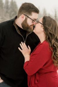 KB engaged 20 200x300 - Kelsey + Brian - Snowy Mountain Engagement