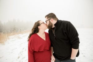 KB engaged 44 300x200 - Kelsey + Brian - Snowy Mountain Engagement