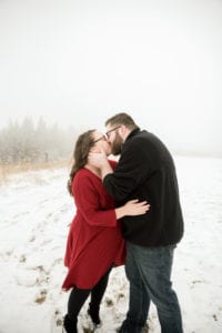 KB engaged 49 200x300 - Kelsey + Brian - Snowy Mountain Engagement