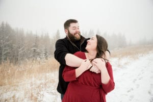 KB engaged 89 300x200 - Kelsey + Brian - Snowy Mountain Engagement