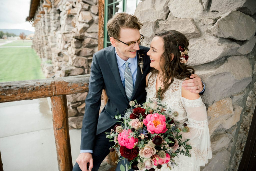 KA.BrideandGroom 270 1024x684 - Karrie + Alex Poortinga - West Yellowstone Wedding