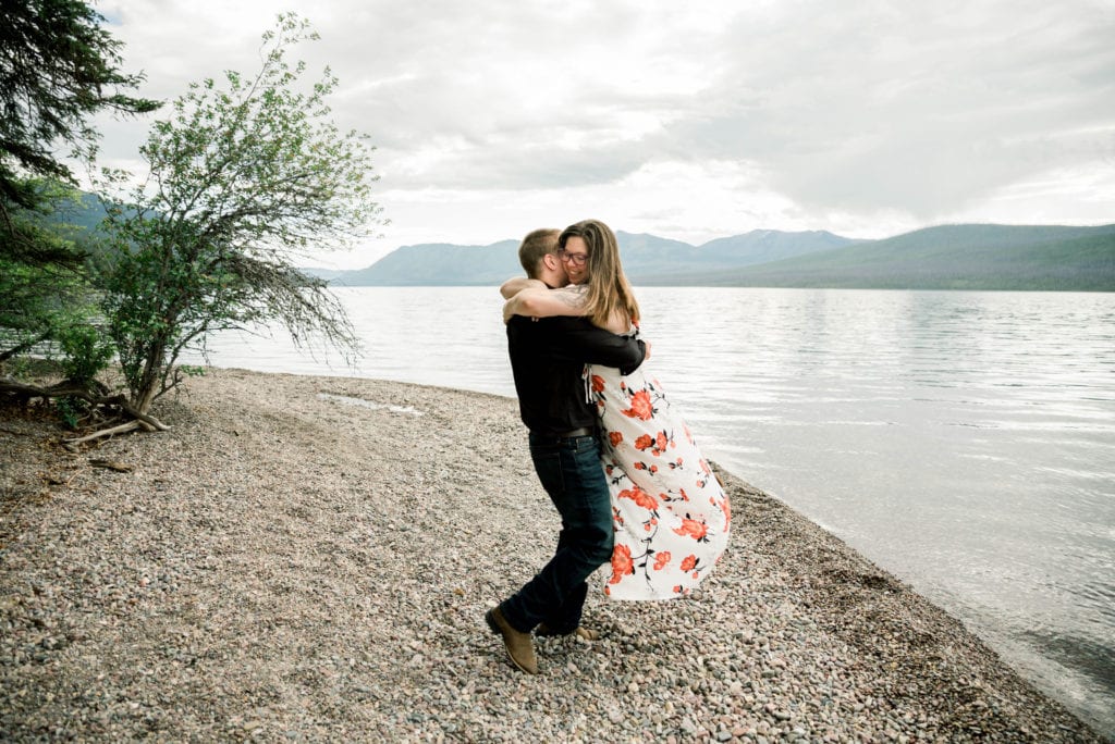 LC.engaged 141 1024x684 - Lacy + Colby - Glacier and Flathead Engagement